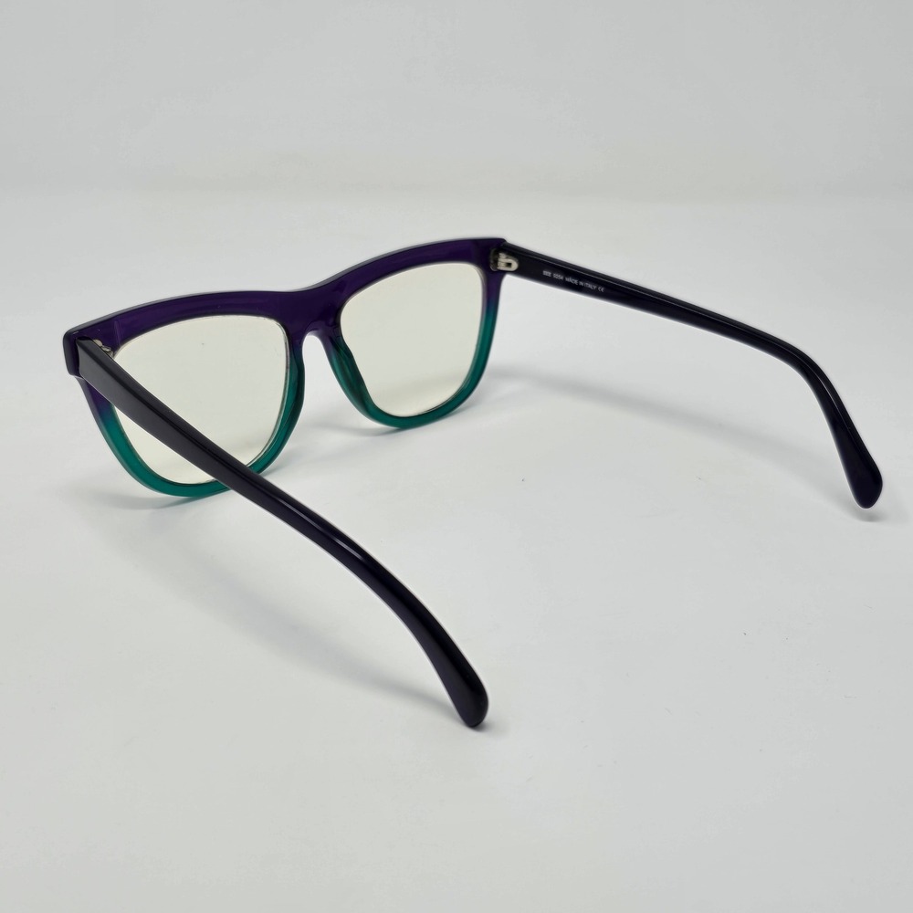SEE Eyeglasses Frames‎ Purple Green Ombre Italy Designer Glasses FRAMES ONLY